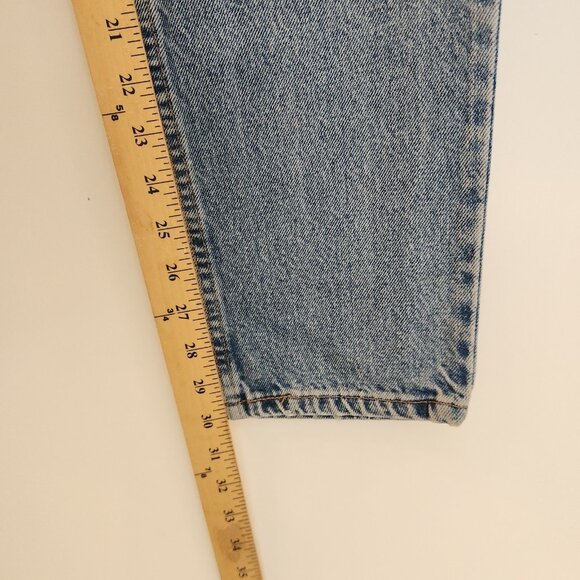 Vtg Levis 921 Orange Tab Mom Jeans  Slim Fit Tapered Leg 15921 Womens 10 Reg - Picture 13 of 13